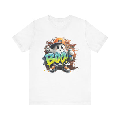 Ghost Graffiti Tee Streetwear Ghost Boo Spray Paint T-shirt Gift for her Gift for Him Graffiti Streetstyle Halloween Design